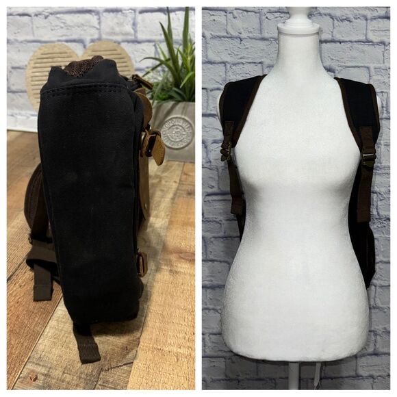 Harley-Davidson “Mustang" Backpack, weathered Leather and Black - Picture 12 of 14